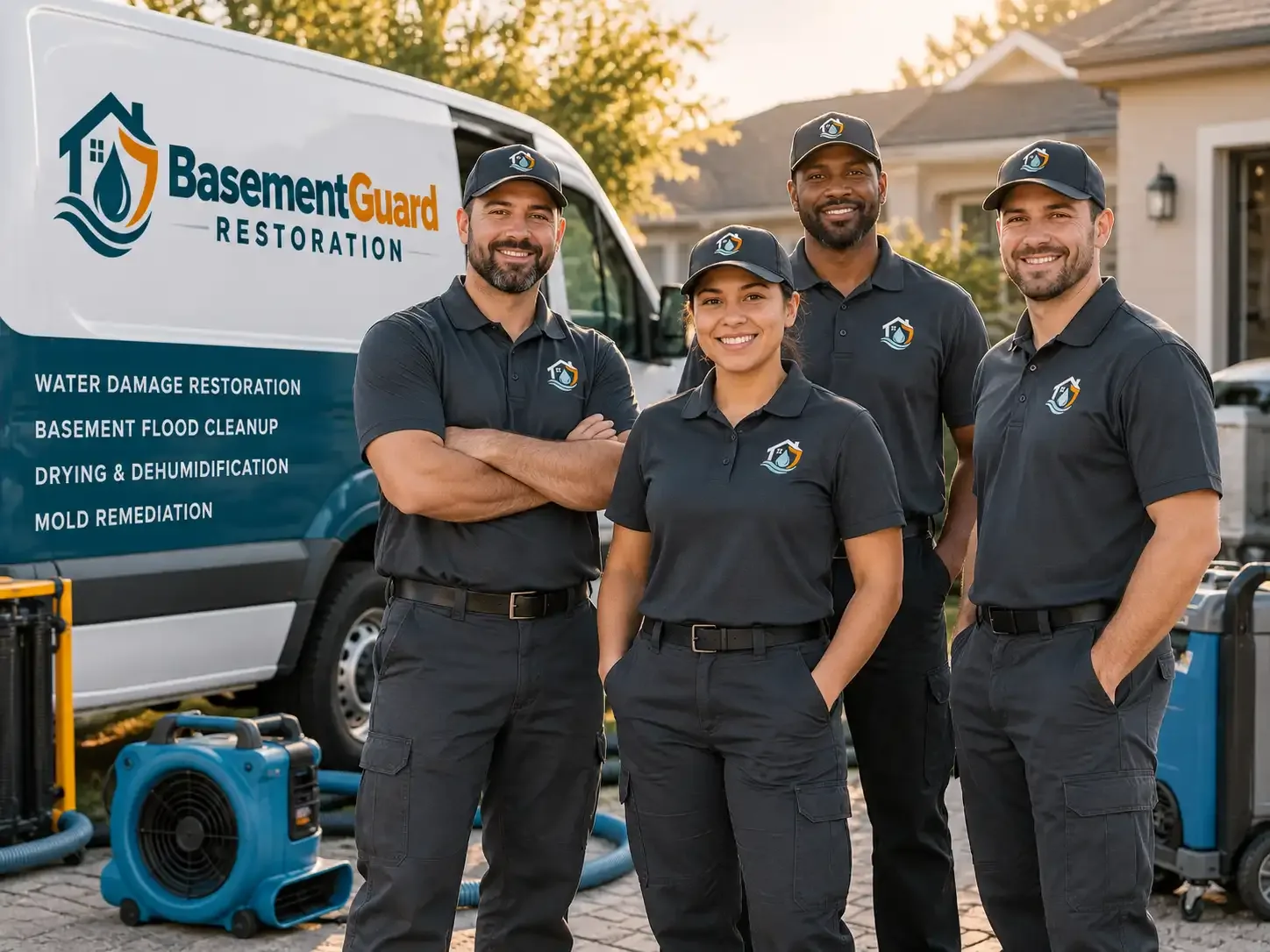 Basement Water Damage Restoration company in Husser, LA